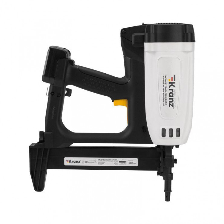 Пистолет гвоздезабивной газовый монтажный GN100 100Дж длина гвоздей 15-40мм d2.7-3мм KRANZ KR-16-1655