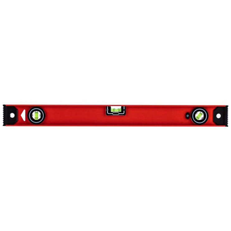 Уровень алюминиевый "Рельс" 600мм 3 глазка (1 поворотный) Rexant 12-9211