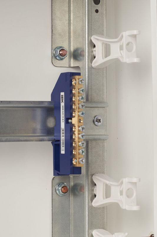 Шина нулевая на DIN-изол. ШНИ-6х9-10-Д-С IEK YNN10-69-10D-K07