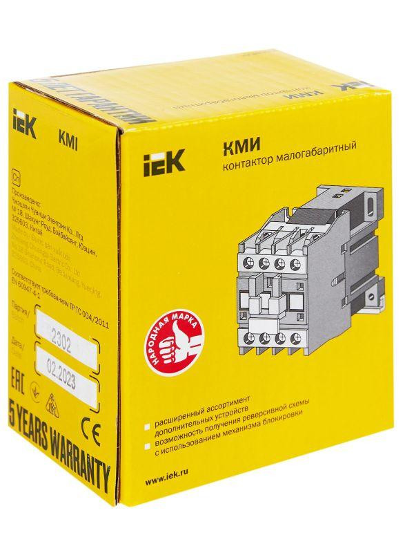 Контактор КМИ-11210 12А 24В/АС3 1НО KARAT IEK KKM11-012-024-10