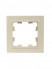 Рамка 1-м BRITE РУ-1-БрКр беж. IEK BR-M12-K10
