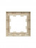 Рамка 1-м BRITE РУ-1-БрКр беж. IEK BR-M12-K10