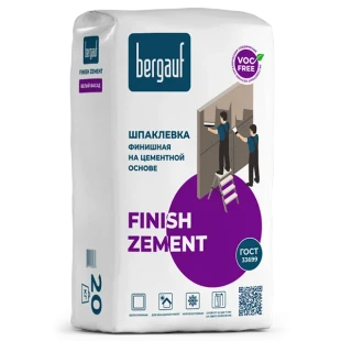 Шпаклевка BERGAUF Finish Zement цементная 20кг