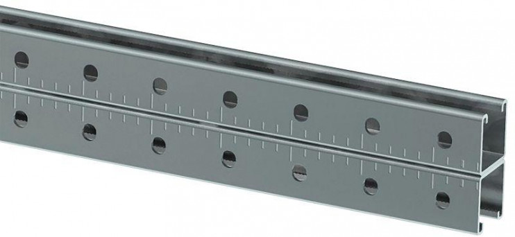 Профиль STRUT двойной перфорированный 41х41 L2300 2.5мм HDZ IEK CLM50D-PSD-41-41-23-3-HDZ