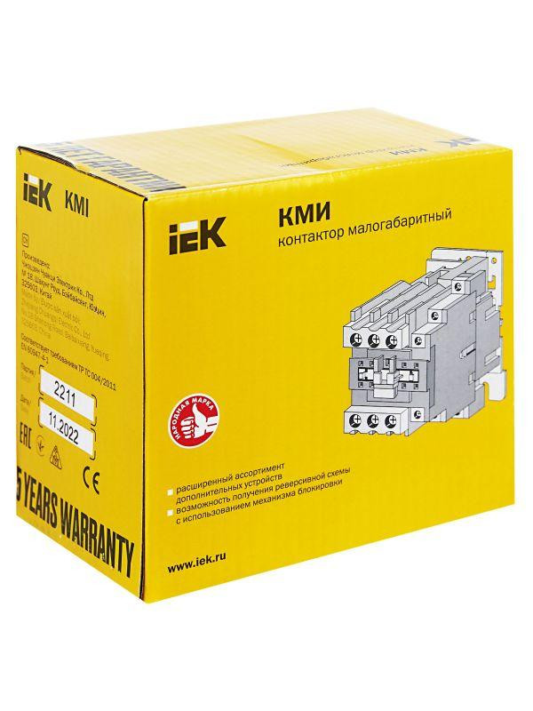 Контактор КМИ-34012 40А 400В/AC3 1НО 1Н3 KARAT IEK KKM31-040-400-11