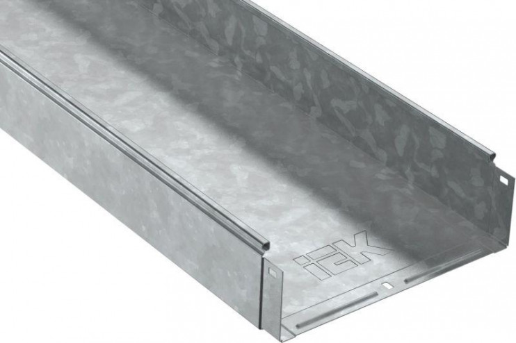 Лоток листовой неперфорированный 300х100 L3000 сталь HDZ IEK CLN10-100-300-3-M-HDZ