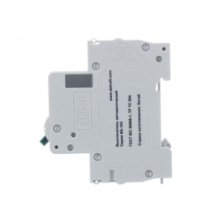 Выключатель автоматический модульный 1п C 16А 6кА ВА-103 DEKraft 12273DEK