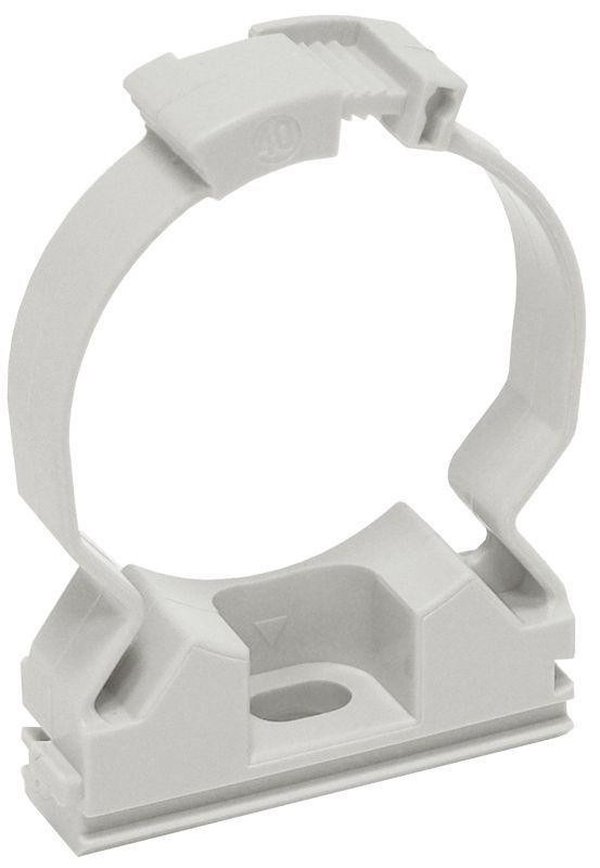 Держатель хомутный для труб CFC25 d25 сер. ELASTA IEK CTA10MP-CFC25-K41-100