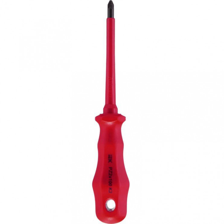 Отвертка диэлектрическая крестовая PZ2х100 K2 1000В ARMA2L 3 IEK A2L3-SC30-K2-PZ-20-100