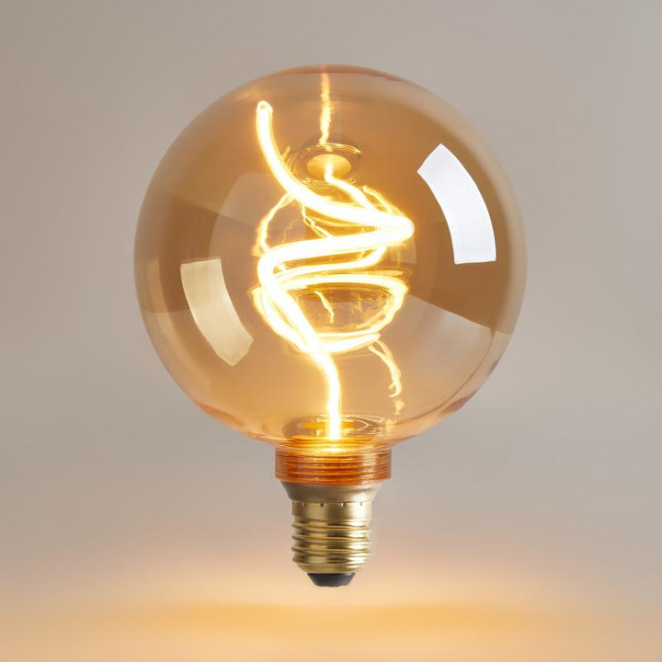 Лампа светодиодная филаментная Loft 271 G125 5Вт 1800К E27 DIM Voltega 8558