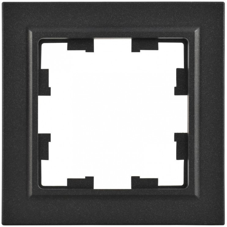 Рамка 1-м BRITE РУ-1-БрЧ черн. IEK BR-M12-K02