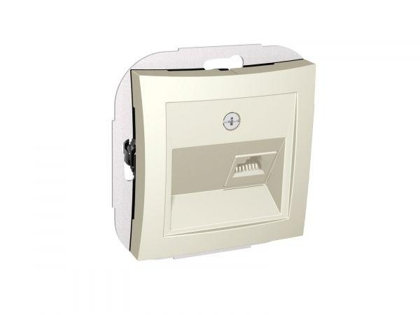 Розетка телефонная СП Дуэт RJ11 механизм беж. SchE WDE000281