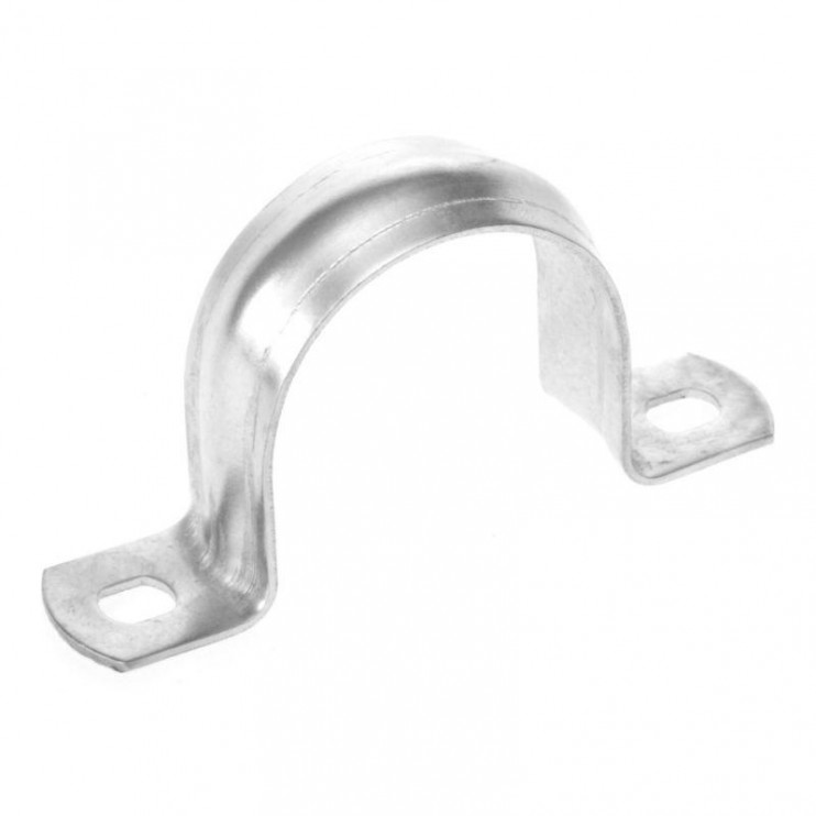 Скоба крепежная двухлапковая СМД d19-20мм метал. (уп.100шт) Промрукав PR08.2547