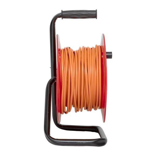 Удлинитель на катушке 4х40м без заземл. 6А IP20 Атлант 2.0 1.3кВт ПВС 2х0.75 PROxima EKF UKA02-06-275-4-40