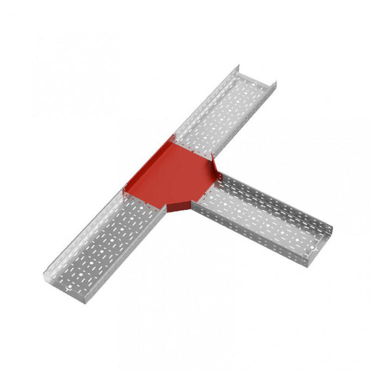 Отвод для лотка Т-образ. 300х80 сталь 1мм "ПЛЮС" TDplus80-300 КМ PL0568