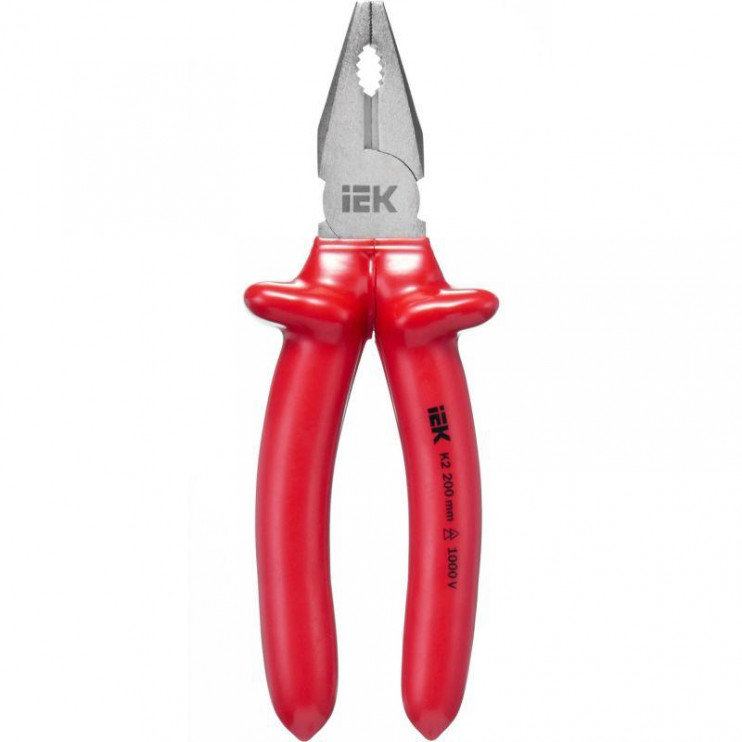 Пассатижи диэлектрические Profi 200мм 1000В ARMA2L 3 IEK A2L3-PL20-K2-200