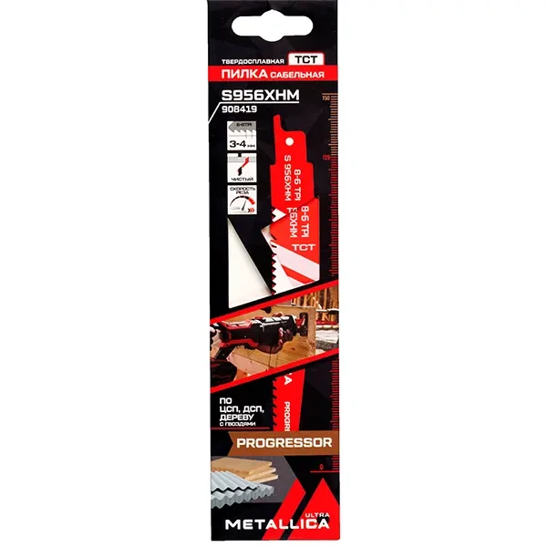 Пилки сабельные по дереву 150/125 мм S956XHM ULTRA METALLICA