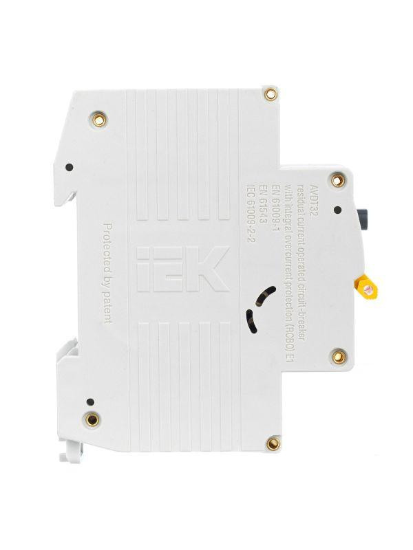 Выключатель автоматический дифференциального тока 2п (1P+N) C 40А 30мА тип A 6кА АВДТ-32 KARAT IEK MAD22-5-040-C-30