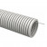 Труба гофрированная d20мм ПВХ с протяжкой сер. (уп.100м) TOKOV ELECTRIC TKE-TG/P-20-C06/100