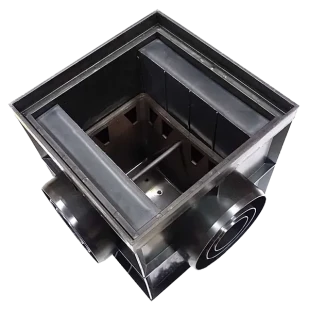 Дождеприемник AQUASTOK универсальный 200х200 в сборе без решетки