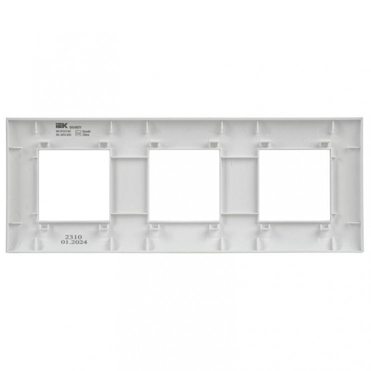 Рамка 3-м SKANDY SK-F03W арктич. бел. IEK SK-M32-K01