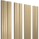 Штакетник TWIN c прямым резом 0,4х100x2000мм GRAND LINE RAL 1014