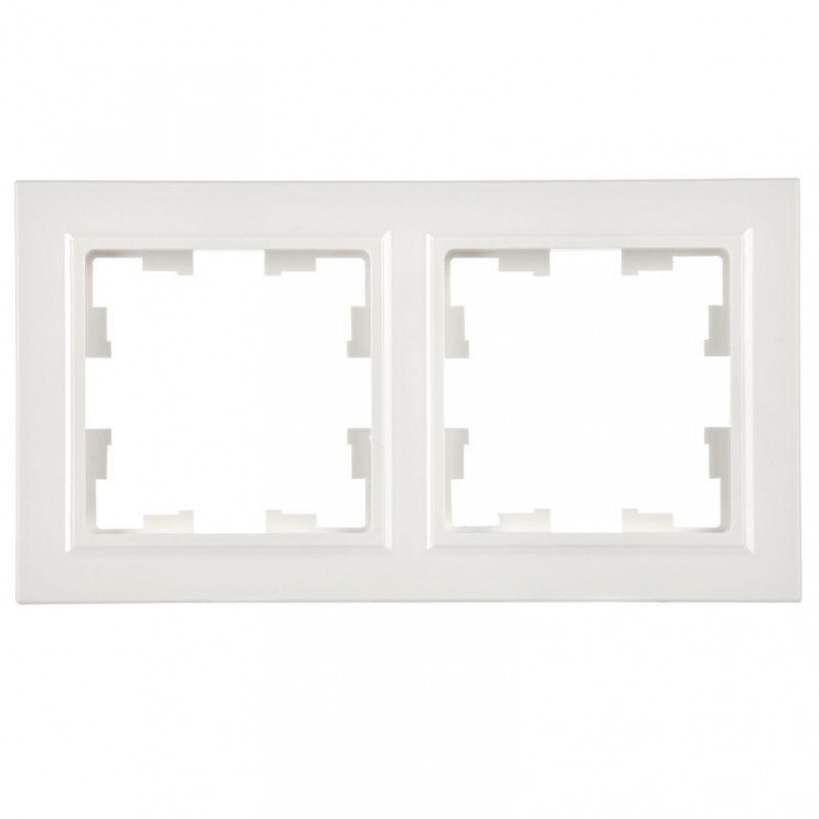 Рамка 2-м BRITE РУ-2-БрБ бел. IEK BR-M22-K01