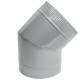 Колено Ø216мм 0.5мм водосточной трубы ZN