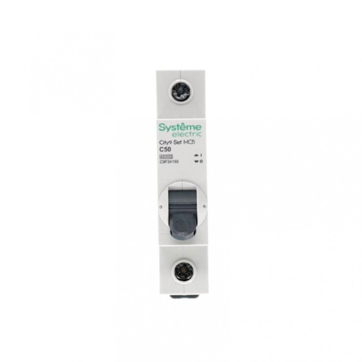 Выключатель автоматический модульный 1п C 50А 4.5кА City9 Set 230В SE C9F34150