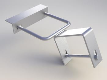 Кронштейн У-1 (Краска) (3.407.1-143.8.40) ФЕРРУМ НФ-00000265