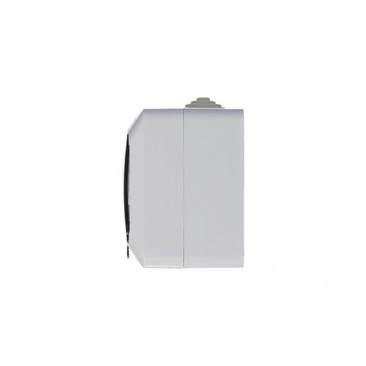 Розетка 1-м ОП Этюд 16А IP44 250В с заземл. защ. шторки с крышкой бел. SE PA16-044B