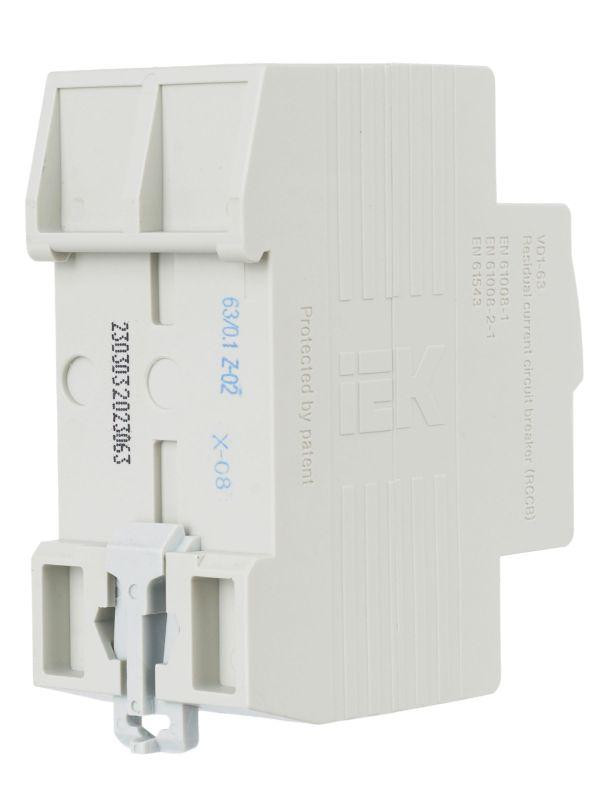 Выключатель дифференциального тока (УЗО) 2п 63А 100мА тип AC ВД1-63 KARAT IEK MDV10-2-063-100