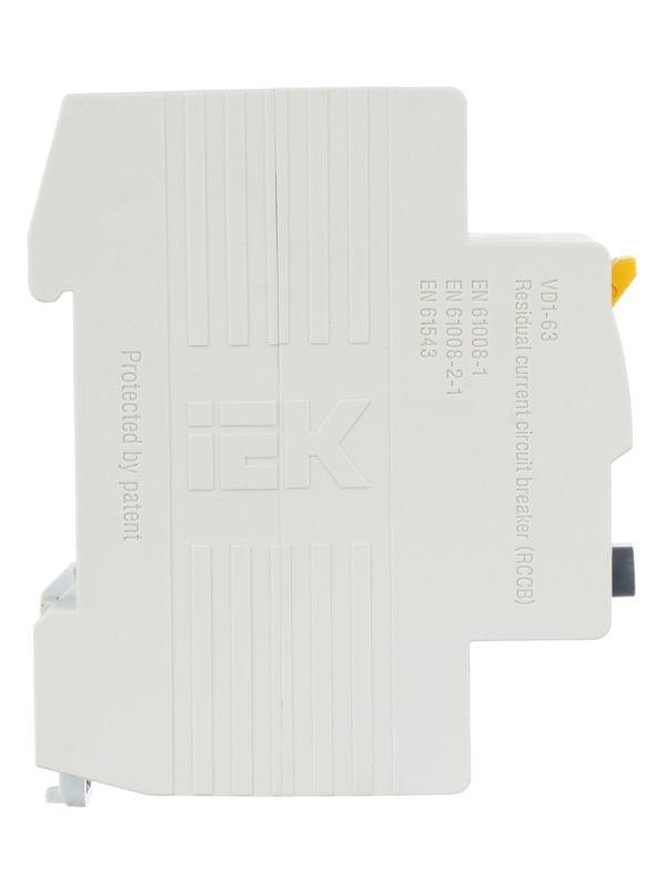 Выключатель дифференциального тока (УЗО) 2п 63А 100мА тип AC ВД1-63 KARAT IEK MDV10-2-063-100