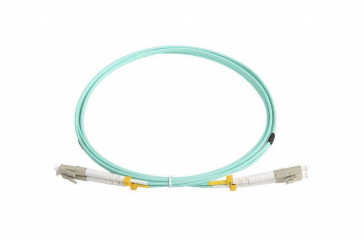 Патч-корд FC-D2-503-LC/PR-LC/PR-H-2M-LSZH-AQ волоконно-оптический(шнур) MM 50/125(OM3) LC-LC duplex 10G/40G LSZH 2м Hyperline 34454