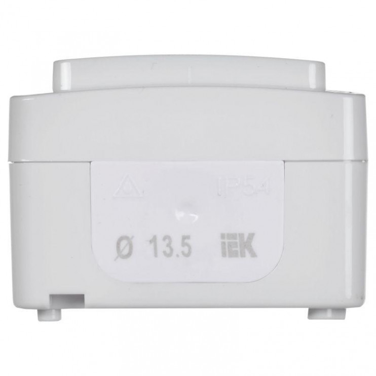 Выключатель 1-кл. ОП Гермес Plus 10А IP54 ВС20-1-0-ГПБ бел. IEK EVMP10-K01-10-54-EC