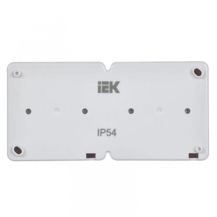 Розетка 2-м ОП Гермес Plus РСб22-3-ГПБб 16А IP54 с заземл. с крышкой бел. IEK ERMP22-K01-16-54-EC