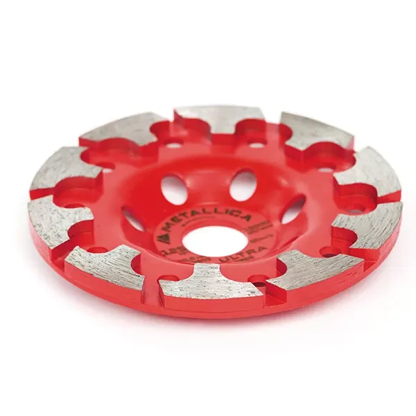 Чашка METALLICA Ultra 125 x 22,2мм сегментная Tau-тип по бетону купить цена ТД АЛЬФА