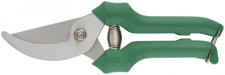 Секатор режущие кромки внахлест лезвия нерж. сталь пластиковые ручки 205мм FIT 77087