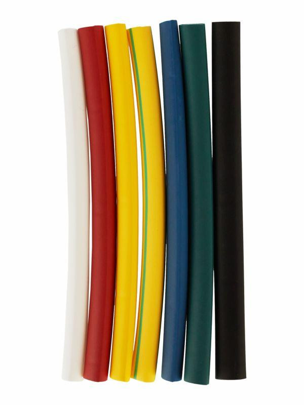 Набор трубок термоусадочных нг-LS 6/3 100мм 7 цветов по 3шт IEK UDR10-006-003-021-S