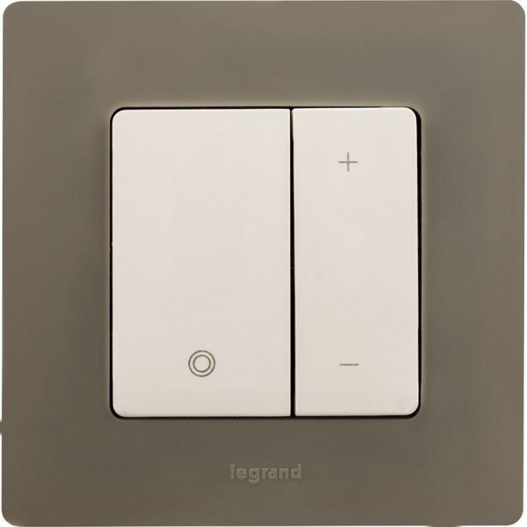 Механизм светорегулятора нажимного СП Etika 400Вт бел. Leg 672218