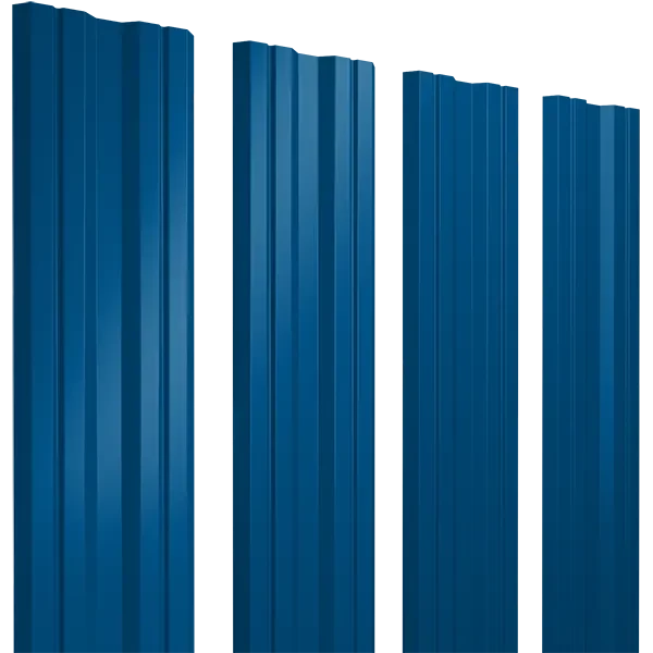 Штакетник TWIN резом 0,4х100x1800мм GRAND LINE RAL 5005