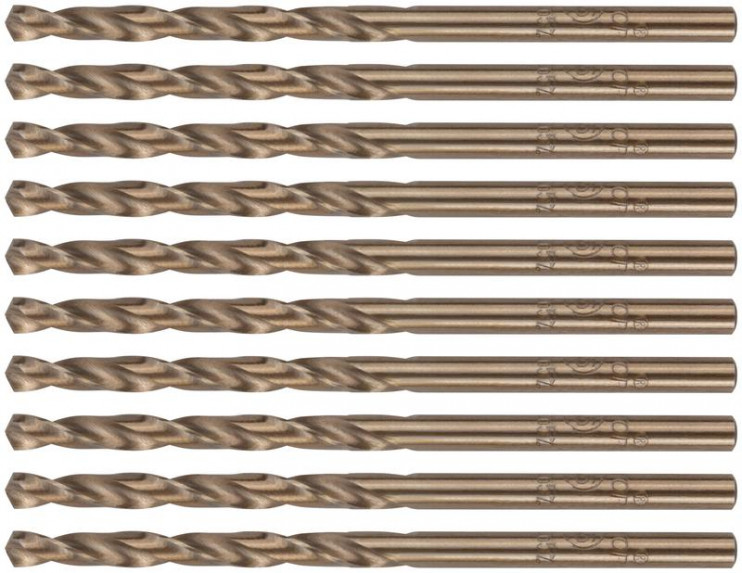 Набор сверл по металлу Profi 3.5х70мм с кобальтом 5проц. (уп.10шт) Cutop 48-35-10