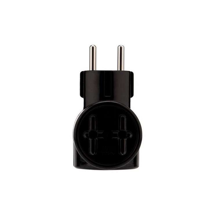 Разветвитель 3-м без заземл. 16А ретро карболит черн. Rexant 11-1082