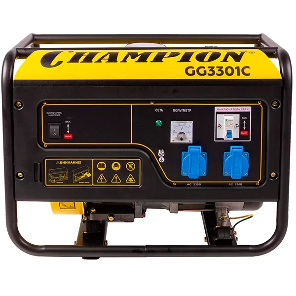 Бензиновый генератор GG3301C CHAMPION отзывы Тд альфа