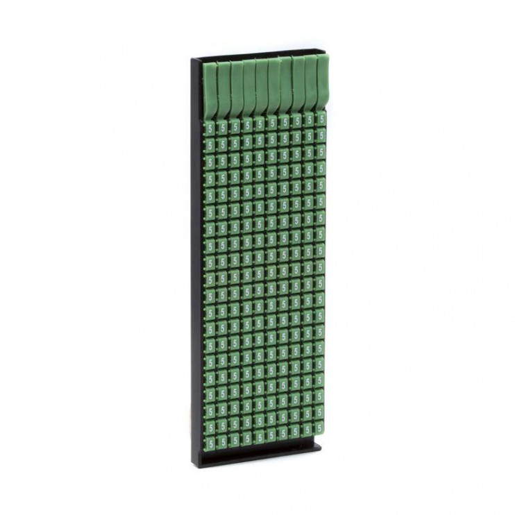 Маркер для кабеля 0.5-1.5мм символ "5" (уп.200шт) DKC MKF5S1