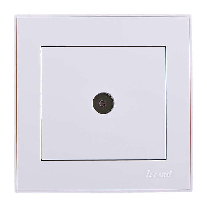 Розетка телевизионная оконечная TV СП Rain бел. LEZARD 703-0202-130