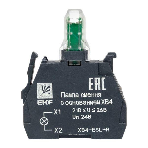 Лампа сменная с основанием XB4 красн. 24В PROxima EKF XB4-ESL-R