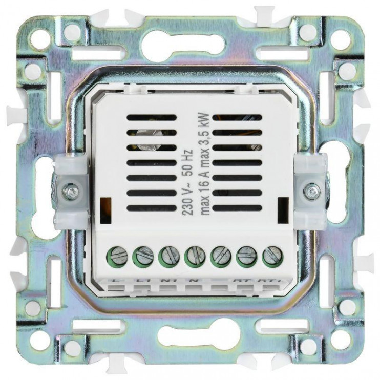 Термостат электронный SKANDY SK-T01W с индикацией арктич. бел. IEK SK-RT11-K01