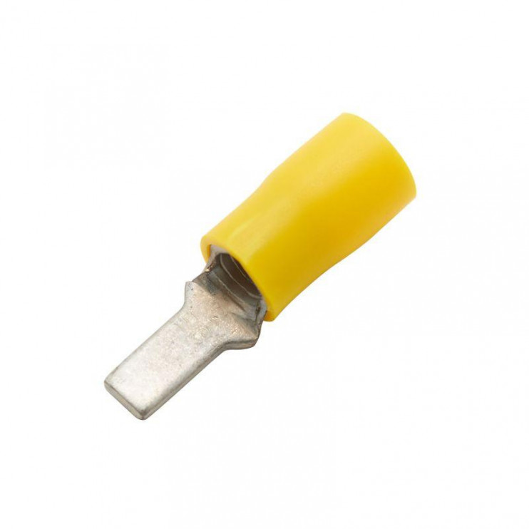 Наконечник изол. штыревой плоский 2.5-6кв.мм А=3.9мм В=9мм желт. (уп.50шт) DKC 2C11CP