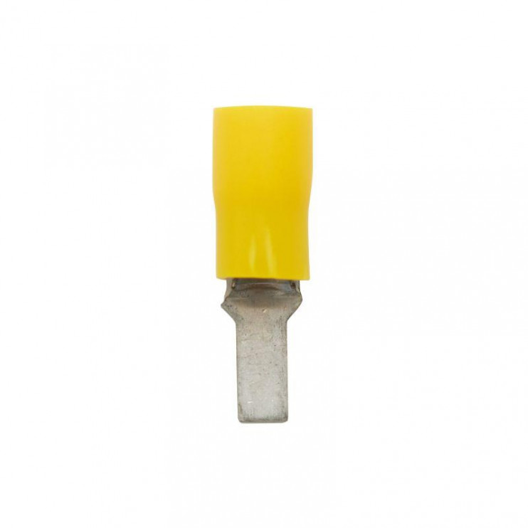 Наконечник изол. штыревой плоский 2.5-6кв.мм А=3.9мм В=9мм желт. (уп.50шт) DKC 2C11CP